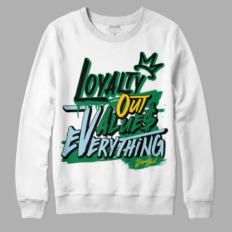 Lucky Green 5s DopeSkill Sweatshirt LOVE Graphic sold by DopeSkill
