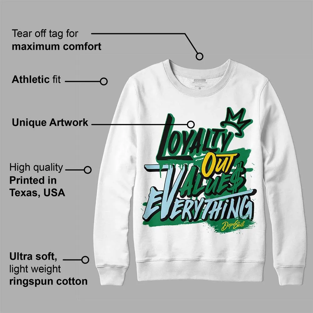Lucky Green 5s DopeSkill Sweatshirt LOVE Graphic sold by DopeSkill product image thumbnail 3