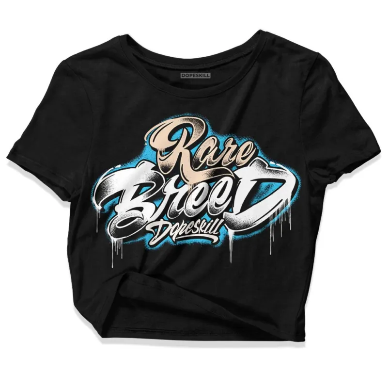 Sail Black 2s DopeSkill Women's Crop Top Rare Breed Type Graphic sold by DopeSkill