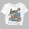 Sail Black 2s DopeSkill Women's Crop Top LOVE Graphic sold by DopeSkill