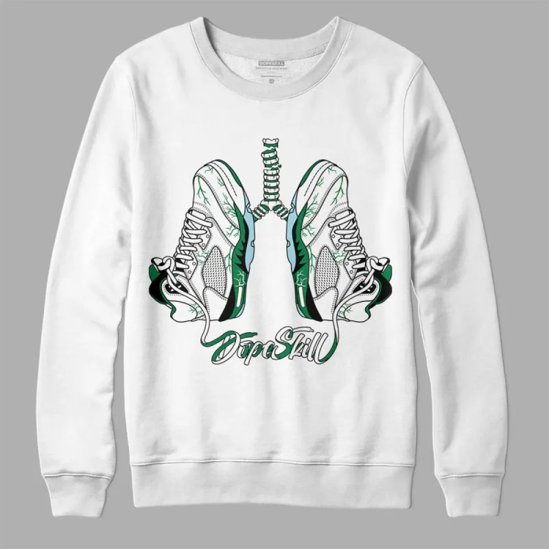Lucky Green 5s DopeSkill Sweatshirt Breathe Graphic sold by DopeSkill