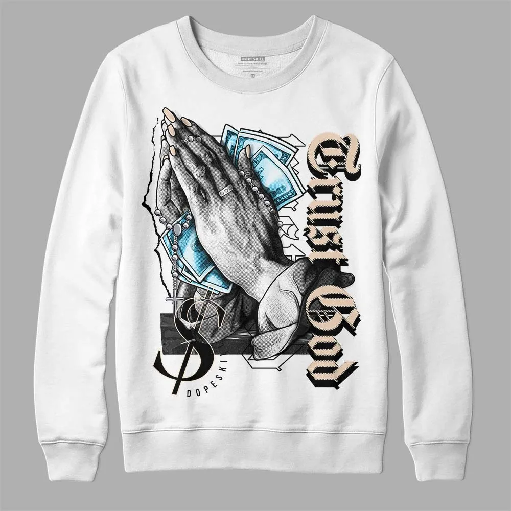 Sail Black 2s DopeSkill Sweatshirt Trust God Graphic sold by DopeSkill product image thumbnail 2