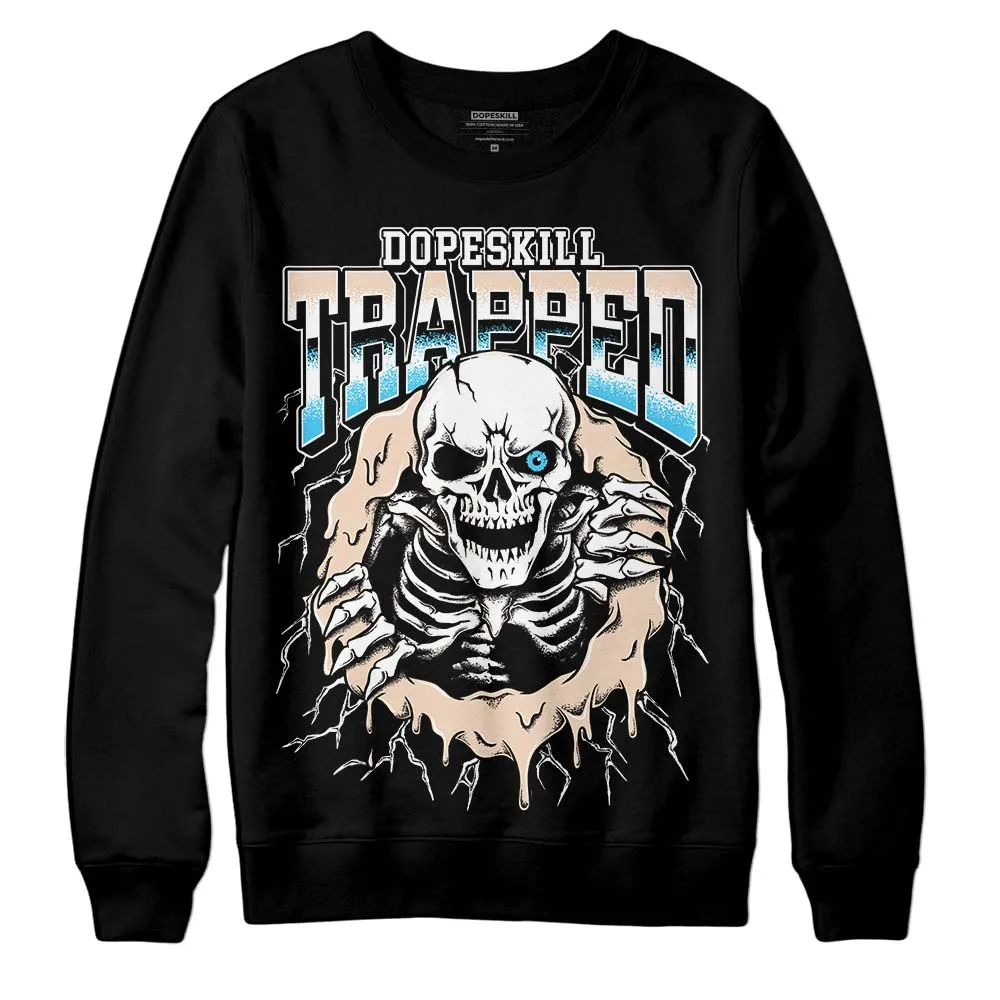 Sail Black 2s DopeSkill Sweatshirt Trapped Halloween Graphic sold by DopeSkill
