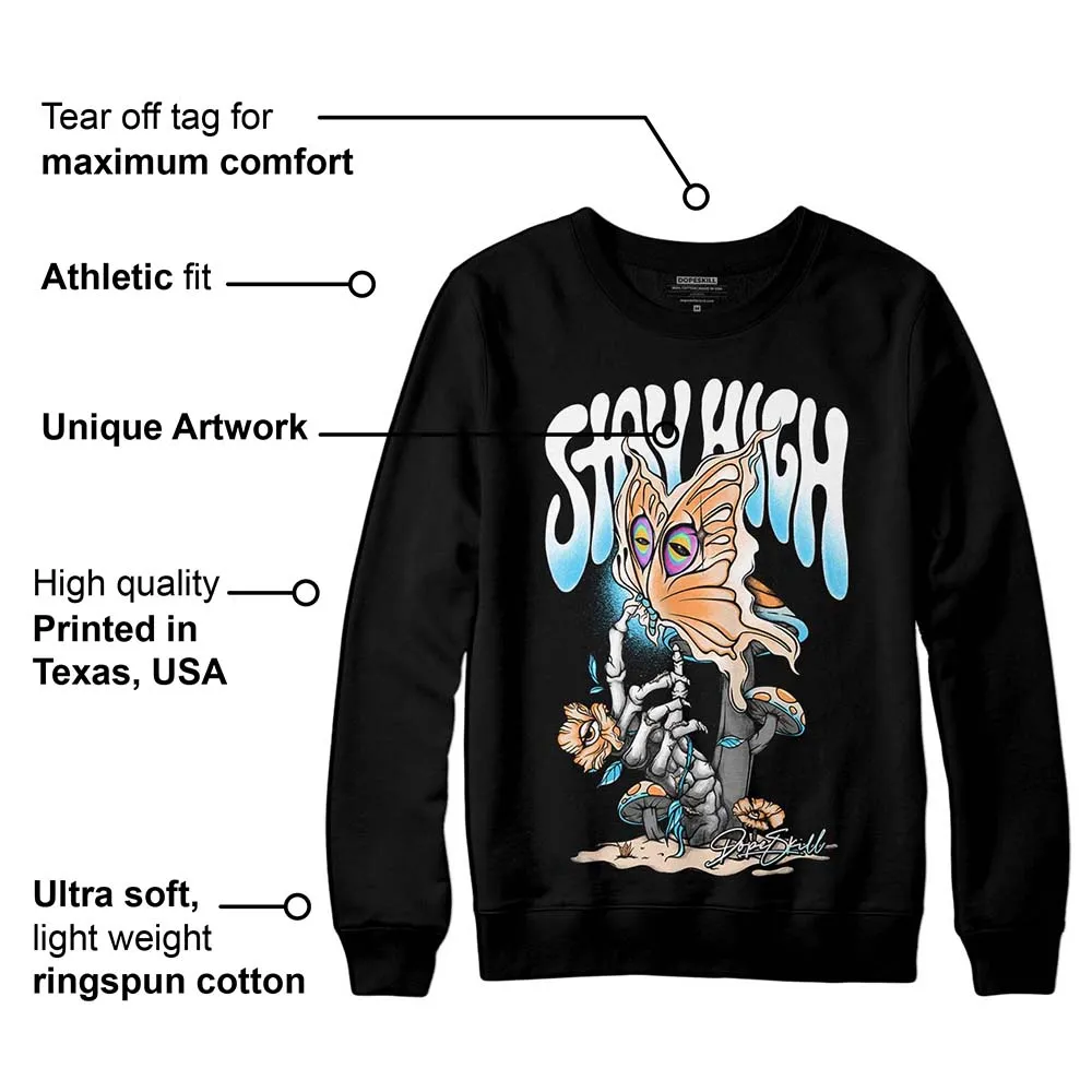 Sail Black 2s DopeSkill Sweatshirt Stay High Graphic sold by DopeSkill product image thumbnail 3