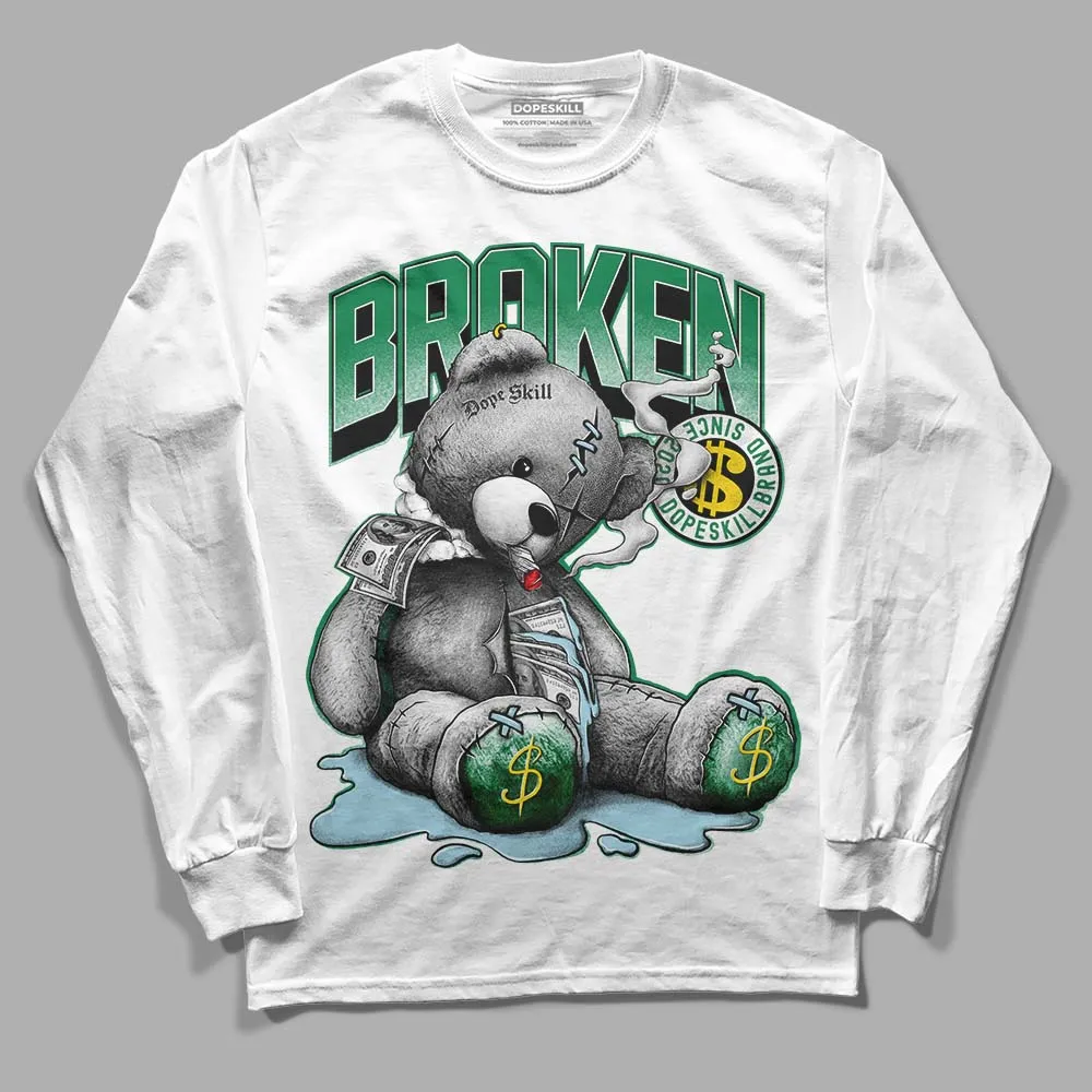 Lucky Green 5s DopeSkill Long Sleeve T-Shirt Sick Bear Graphic sold by DopeSkill