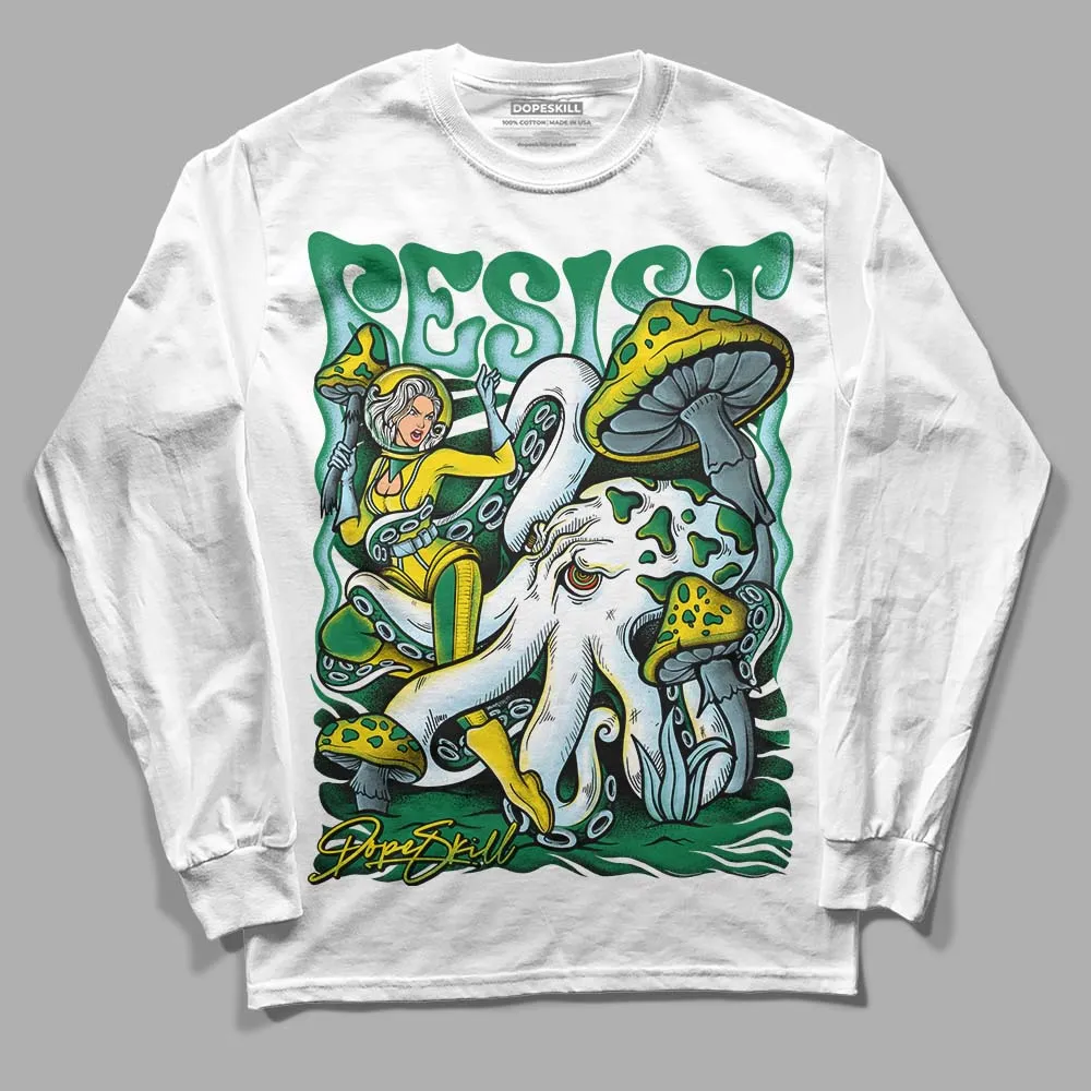 Lucky Green 5s DopeSkill Long Sleeve T-Shirt Resist Graphic sold by DopeSkill