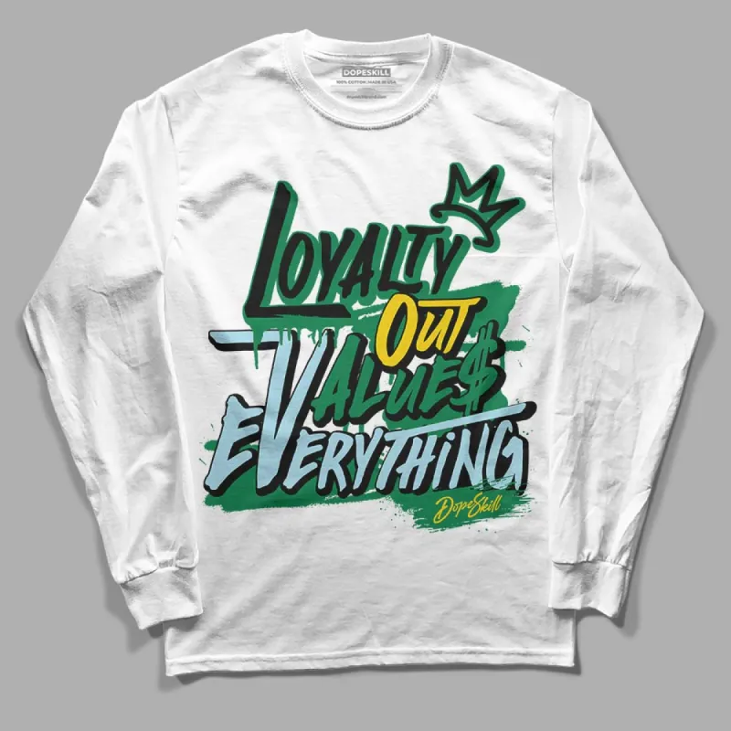 Lucky Green 5s DopeSkill Long Sleeve T-Shirt LOVE Graphic sold by DopeSkill