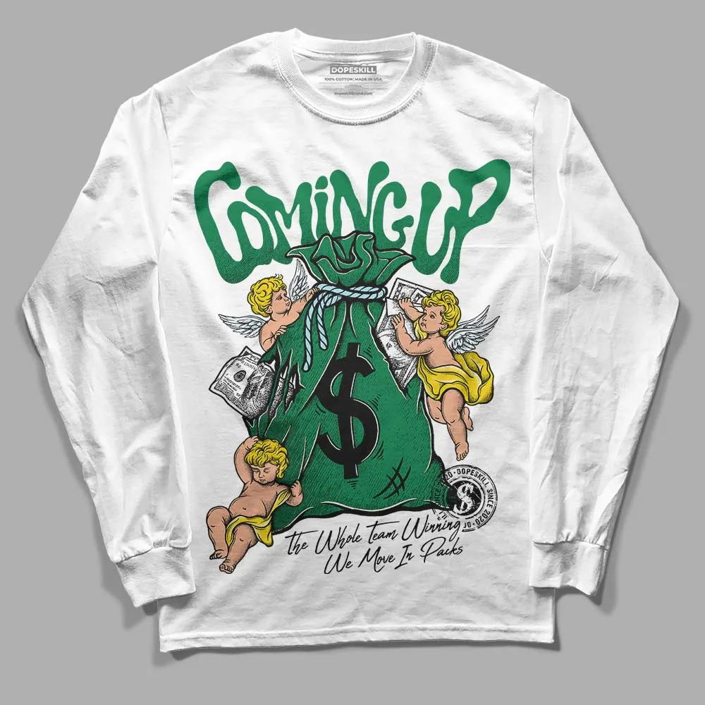 Lucky Green 5s DopeSkill Long Sleeve T-Shirt Money Bag Coming Up Graphic sold by DopeSkill
