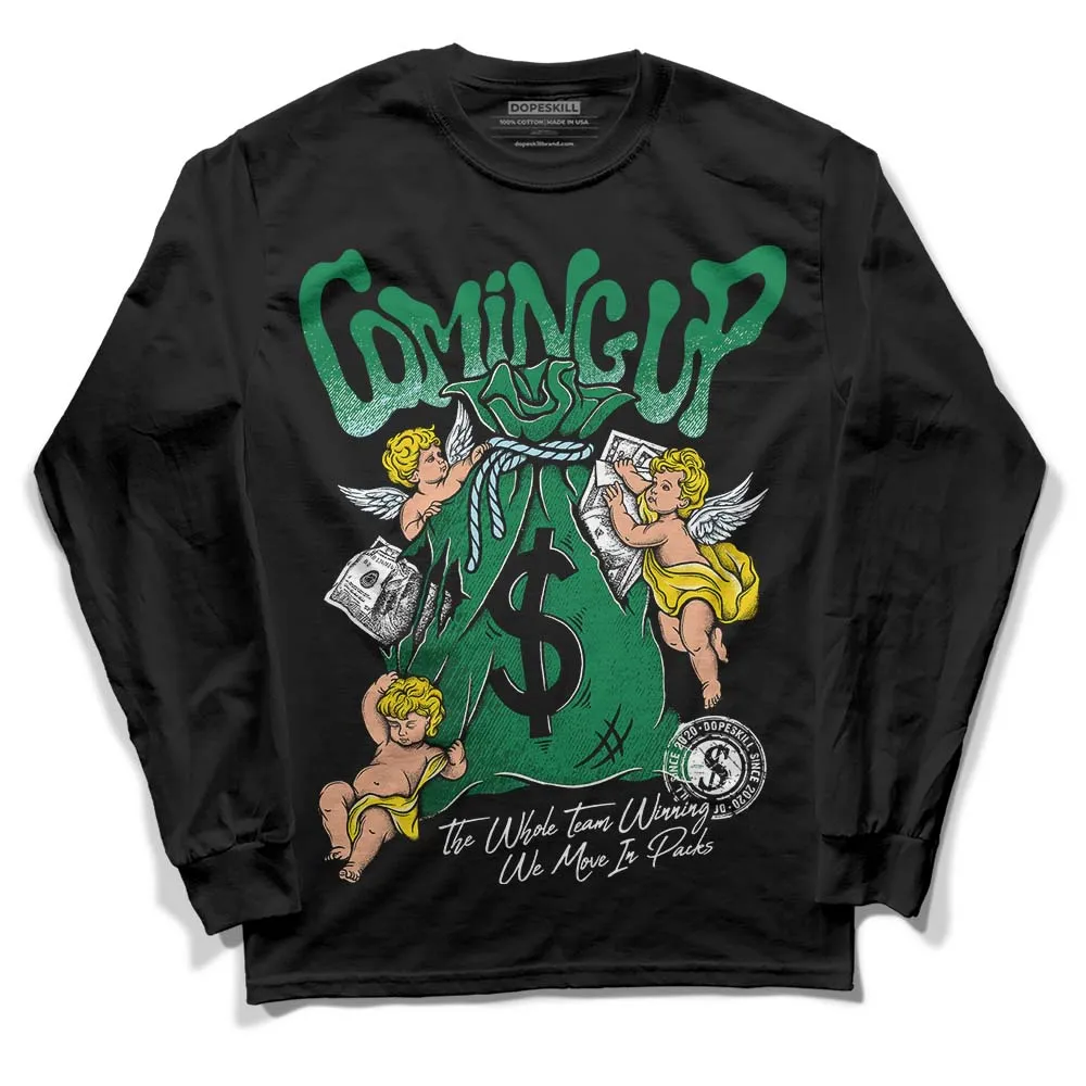 Lucky Green 5s DopeSkill Long Sleeve T-Shirt Money Bag Coming Up Graphic sold by DopeSkill product image thumbnail 2