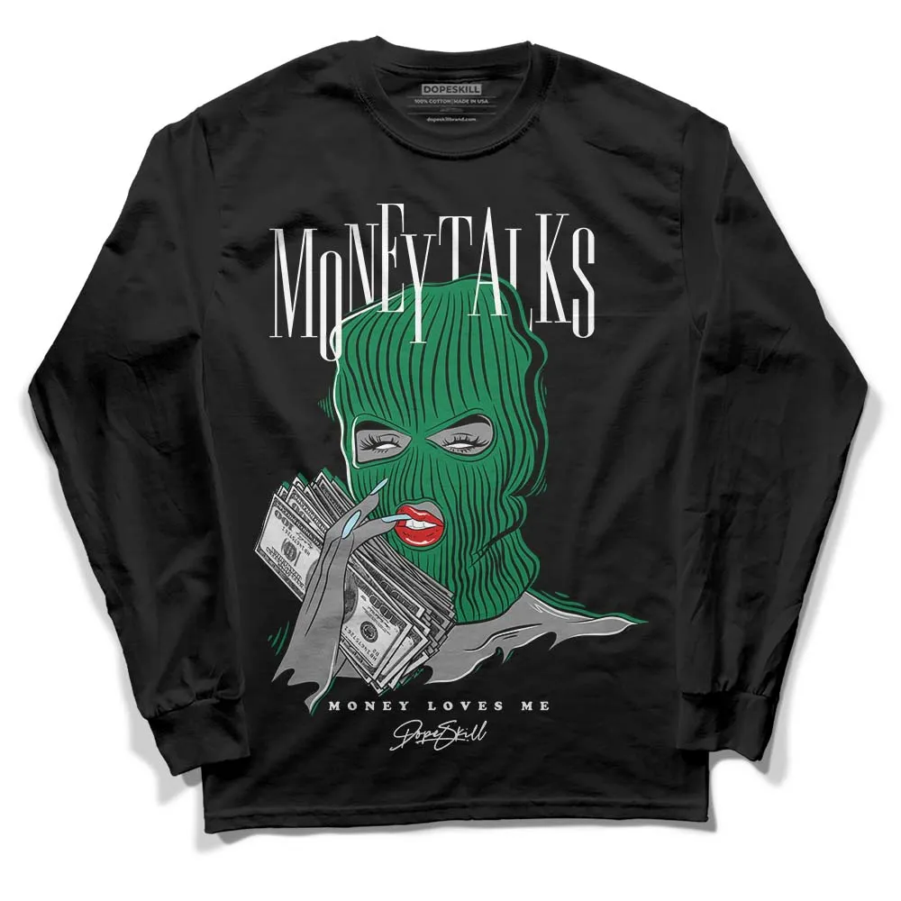 Lucky Green 5s DopeSkill Long Sleeve T-Shirt Money Talks Graphic sold by DopeSkill product image thumbnail 2