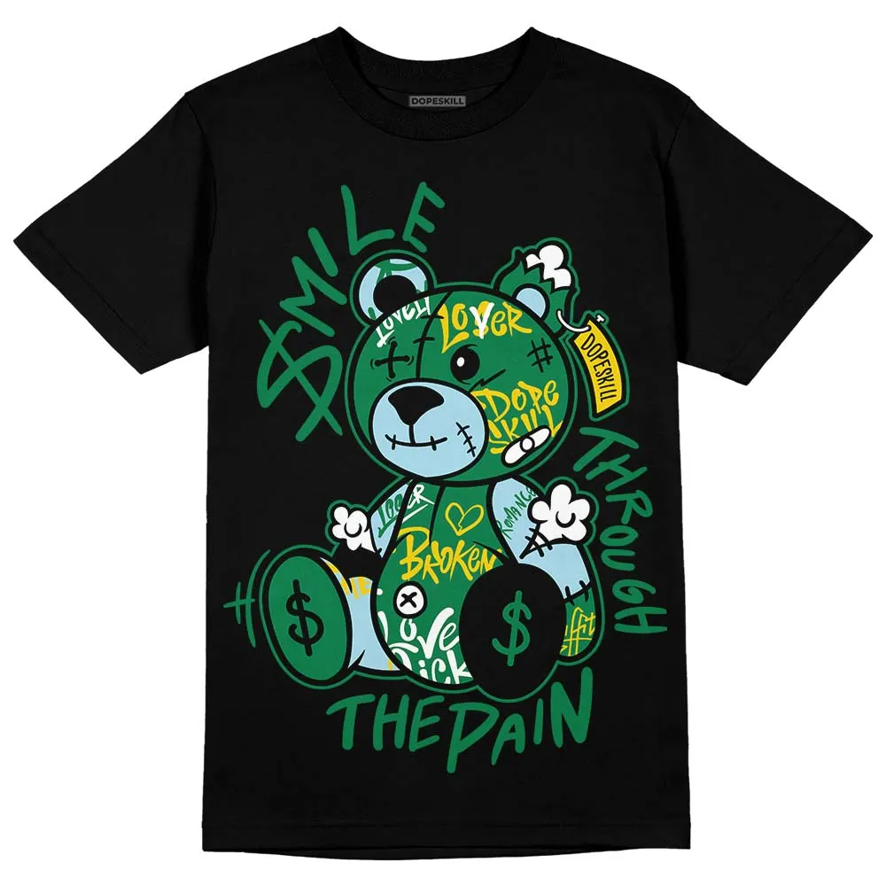 Lucky Green 5s DopeSkill T-Shirt Smile Through The Pain Graphic sold by DopeSkill product image thumbnail 2