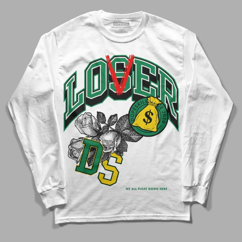Lucky Green 5s DopeSkill Long Sleeve T-Shirt Loser Lover Graphic sold by DopeSkill