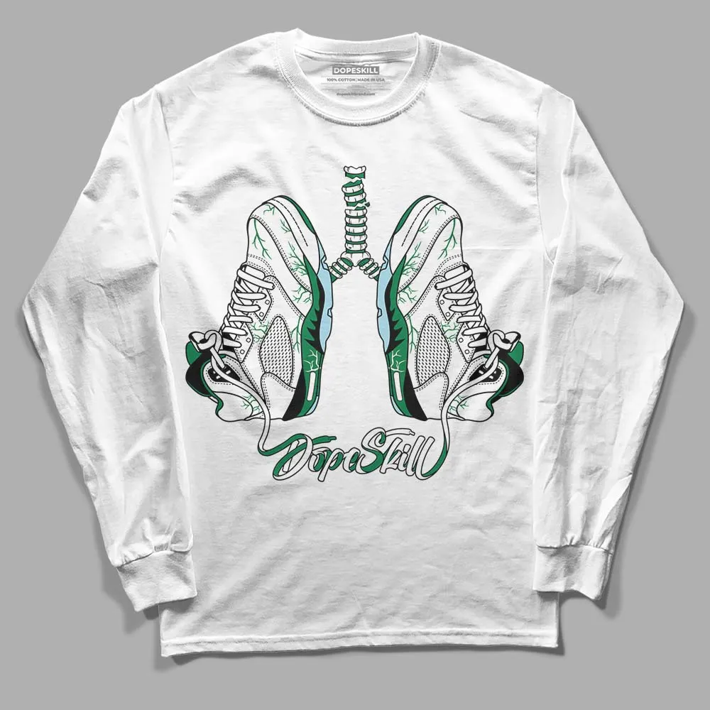Lucky Green 5s DopeSkill Long Sleeve T-Shirt Breathe Graphic sold by DopeSkill