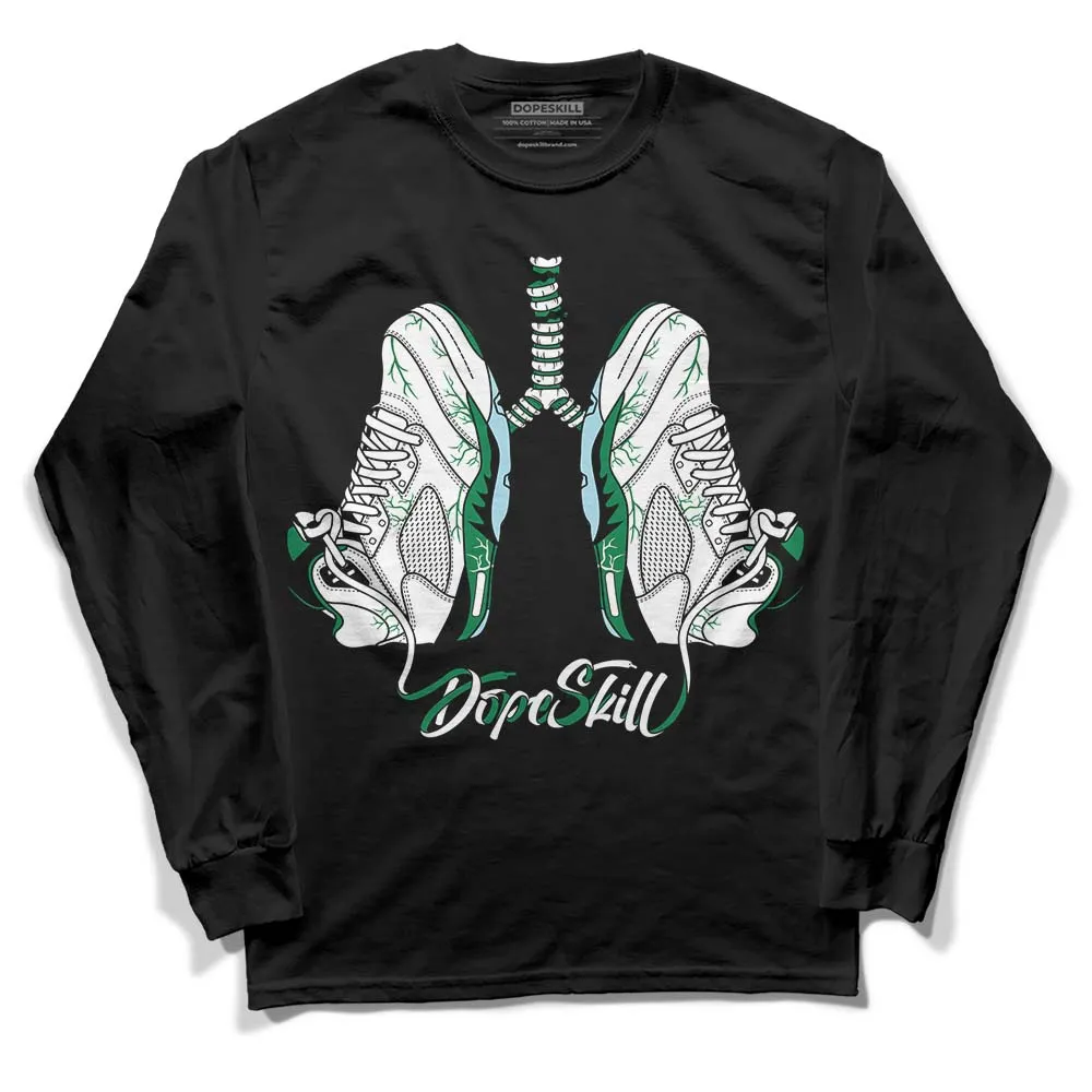 Lucky Green 5s DopeSkill Long Sleeve T-Shirt Breathe Graphic sold by DopeSkill product image thumbnail 2
