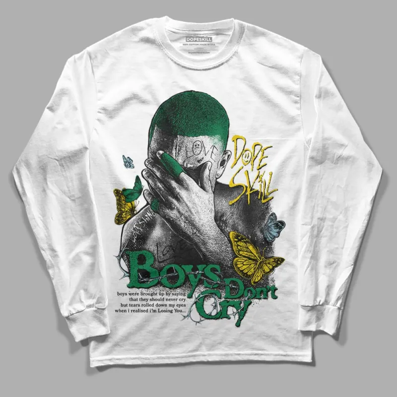 Lucky Green 5s DopeSkill Long Sleeve T-Shirt Boys Don't Cry Graphic sold by DopeSkill