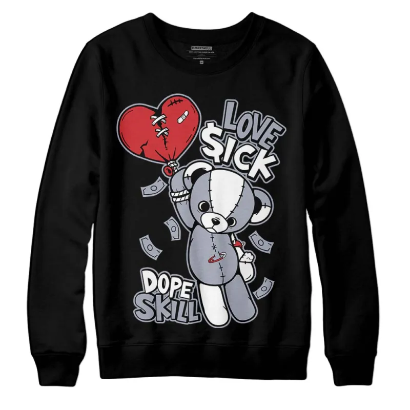 Bred Reimagined 4s DopeSkill Sweatshirt Love Sick Graphic sold by DopeSkill
