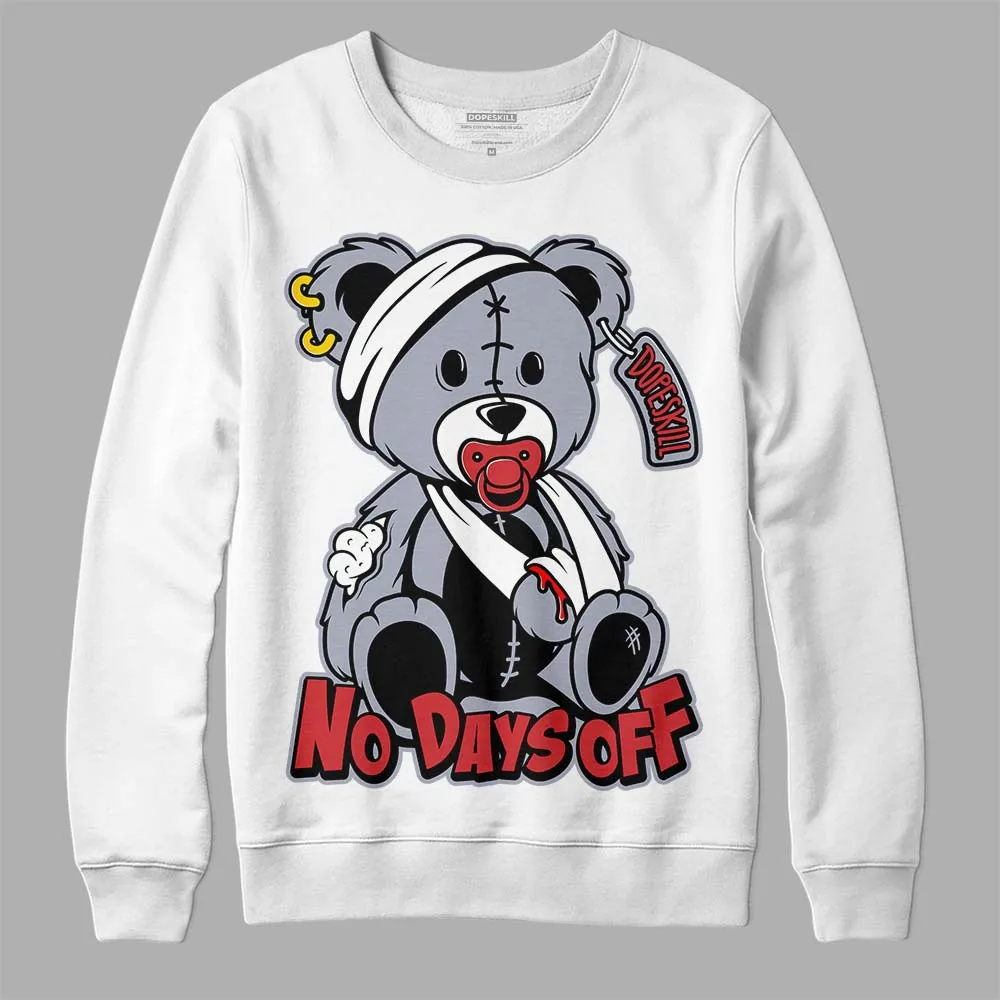 Bred Reimagined 4s DopeSkill Sweatshirt Hurt Bear Graphic sold by DopeSkill product image thumbnail 2