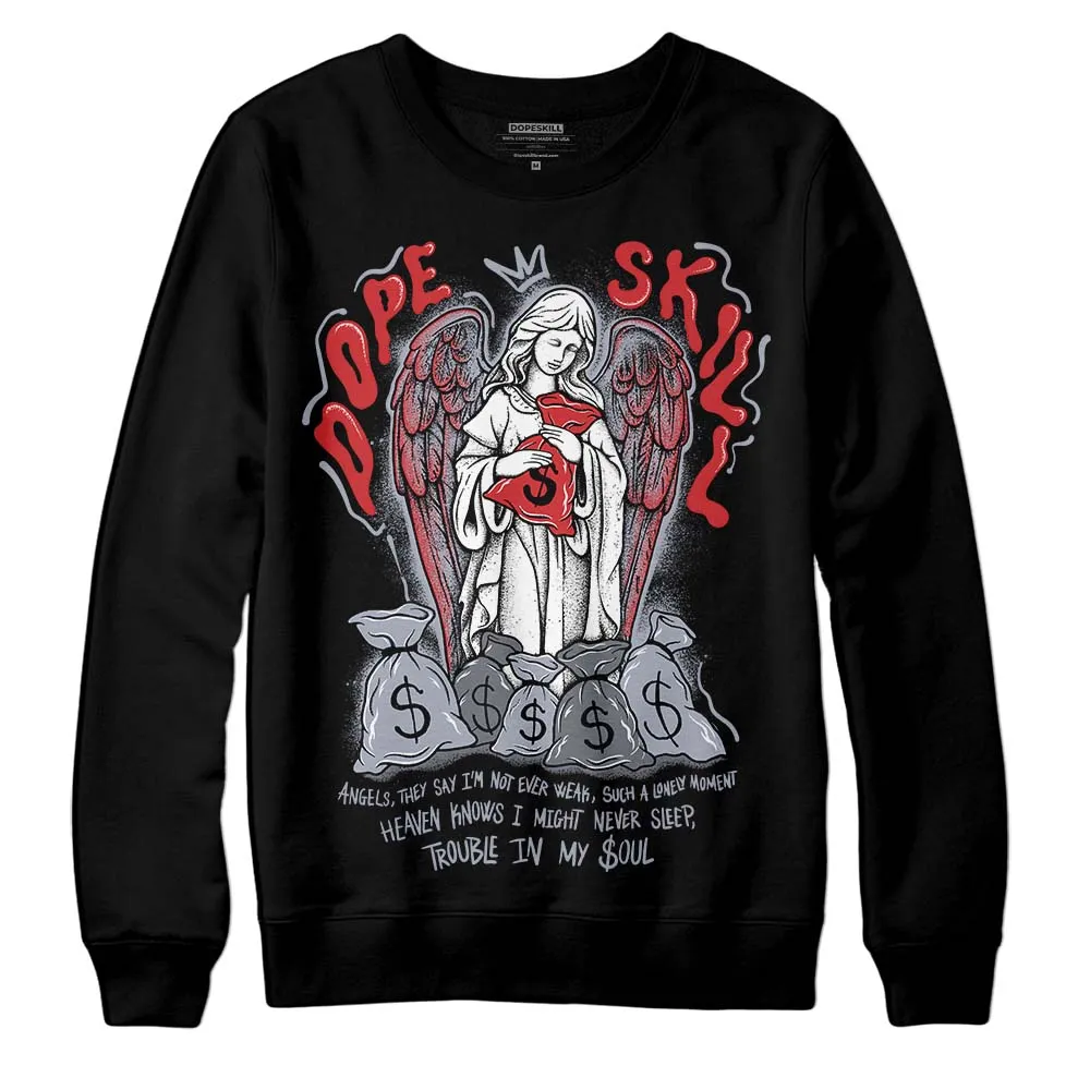 Bred Reimagined 4s DopeSkill Sweatshirt Angels Graphic sold by DopeSkill