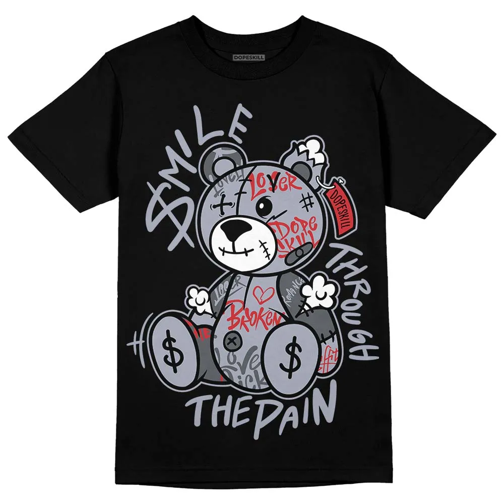 Bred Reimagined 4s DopeSkill T-Shirt Smile Through The Pain Graphic sold by DopeSkill