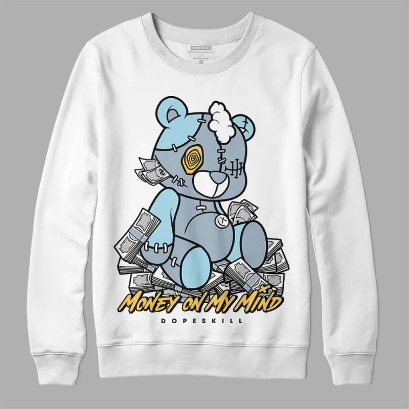 Blue Grey 13s DopeSkill Sweatshirt MOMM Bear Graphic sold by DopeSkill