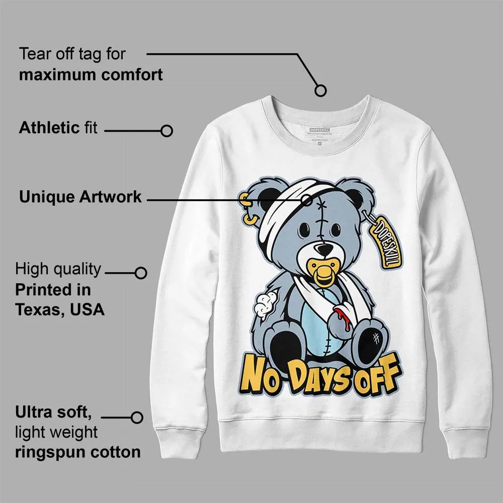 Blue Grey 13s DopeSkill Sweatshirt Hurt Bear Graphic sold by DopeSkill product image thumbnail 3