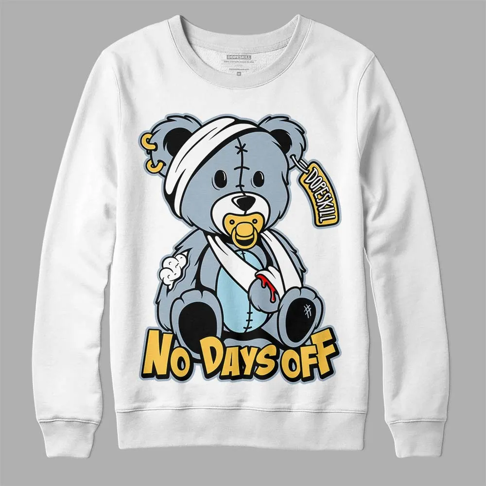 Blue Grey 13s DopeSkill Sweatshirt Hurt Bear Graphic sold by DopeSkill