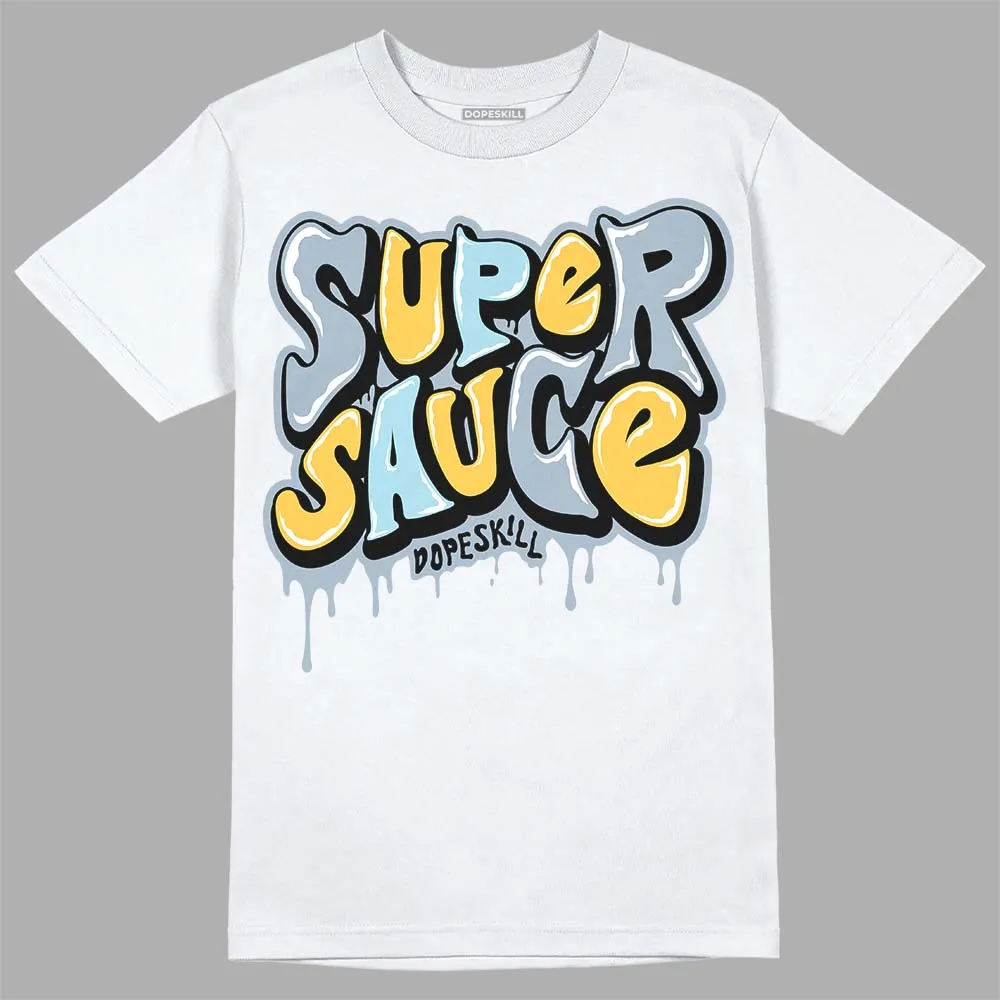 Blue Grey 13s DopeSkill T-Shirt Super Sauce Graphic sold by DopeSkill