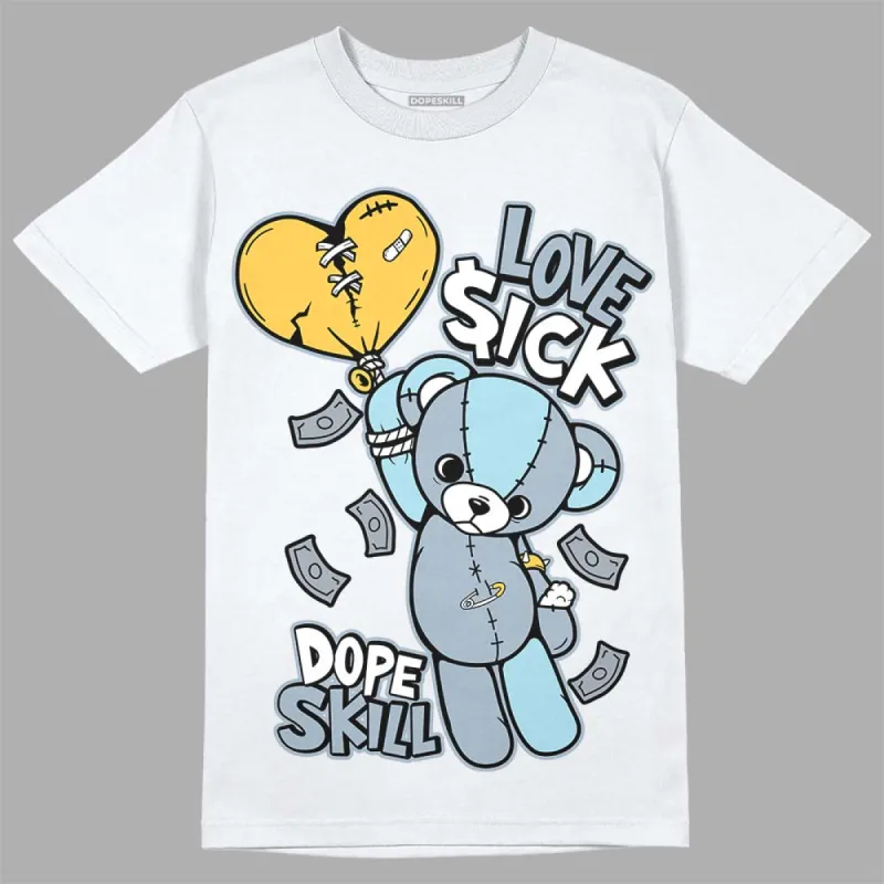 Blue Grey 13s DopeSkill T-Shirt Love Sick Graphic sold by DopeSkill