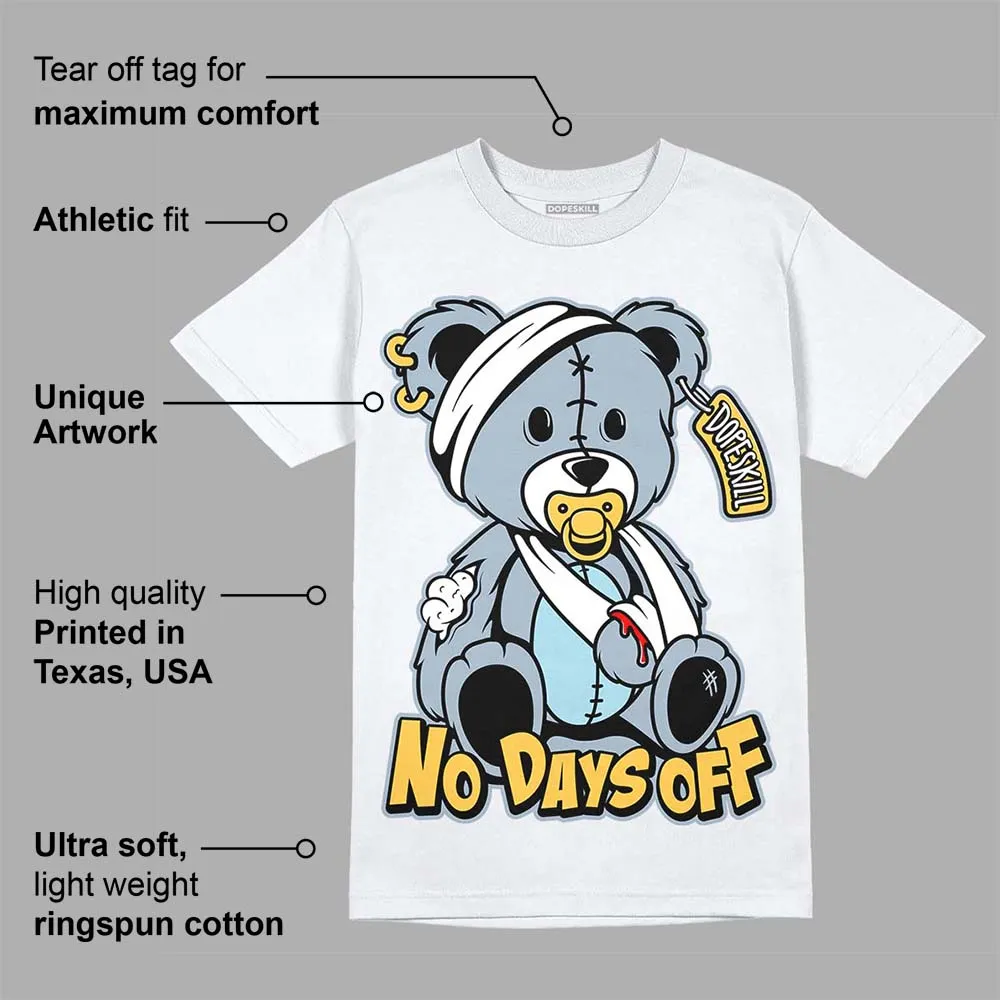Blue Grey 13s DopeSkill T-Shirt Hurt Bear Graphic sold by DopeSkill product image thumbnail 3