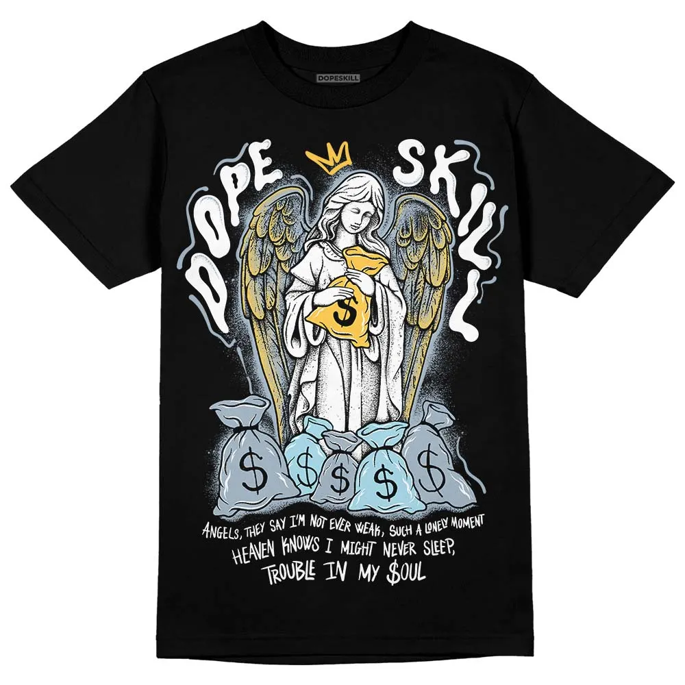 Blue Grey 13s DopeSkill T-Shirt Angels Graphic sold by DopeSkill product image thumbnail 2
