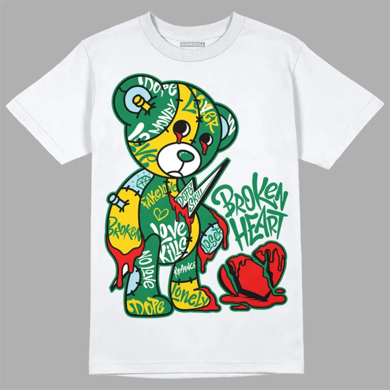 Lucky Green 5s DopeSkill T-Shirt Broken Heart Graphic sold by DopeSkill