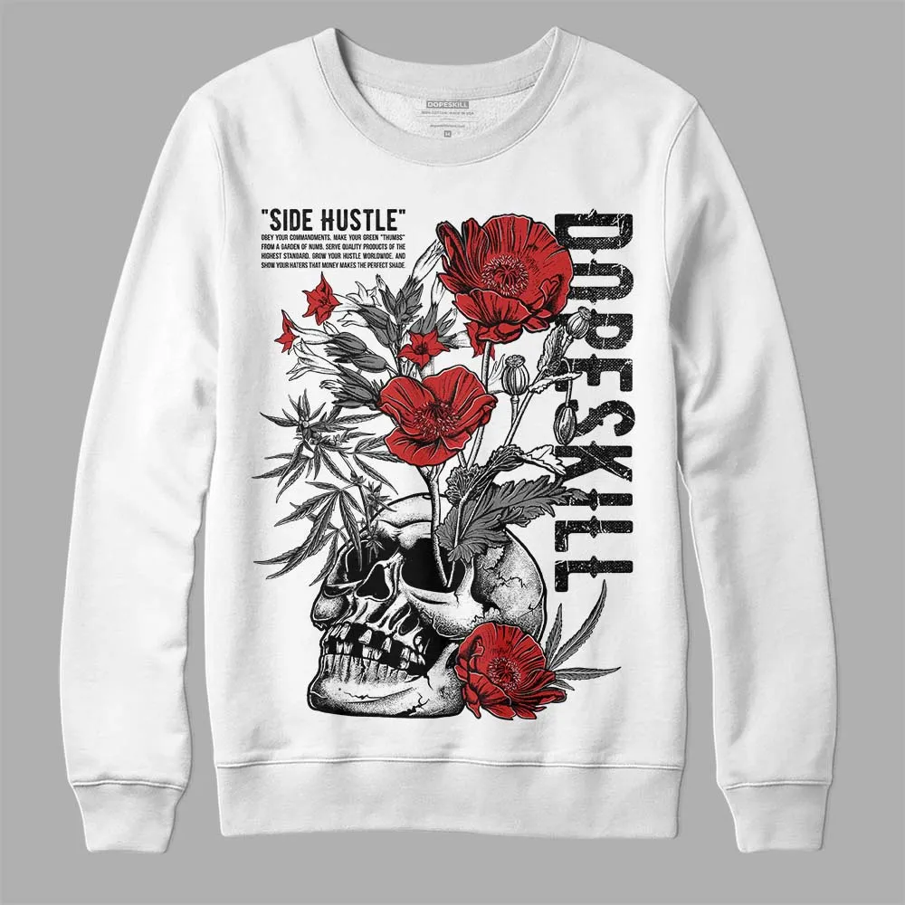 "Black/White" 1s DopeSkill Sweatshirt Side Hustle Graphic sold by DopeSkill product image thumbnail 2