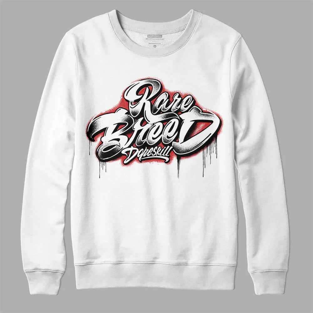 "Black/White" 1s DopeSkill Sweatshirt Rare Breed Type Graphic sold by DopeSkill product image thumbnail 2