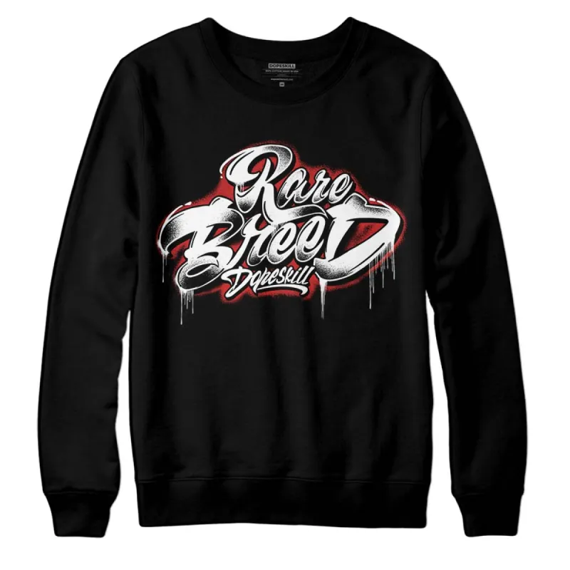 "Black/White" 1s DopeSkill Sweatshirt  Rare Breed Type Graphic sold by DopeSkill