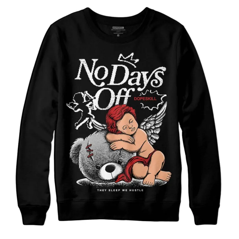 "Black/White" 1s DopeSkill Sweatshirt New No Days Off Graphic sold by DopeSkill