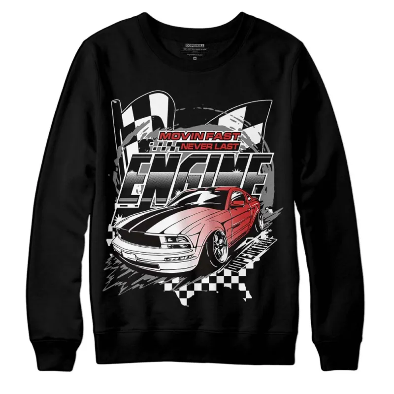 "Black/White" 1s DopeSkill Sweatshirt ENGINE Tshirt Graphic sold by DopeSkill