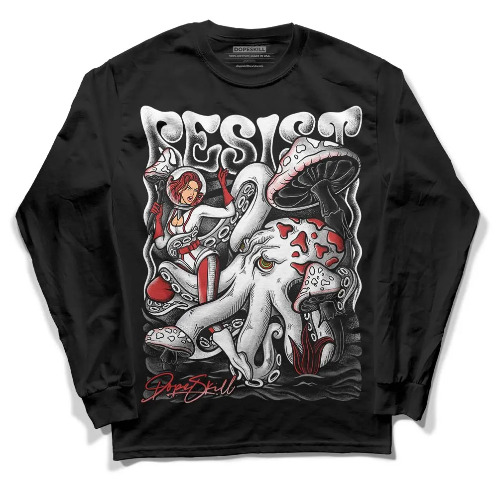 "Black/White" 1s DopeSkill Long Sleeve T-Shirt Resist Graphic sold by DopeSkill