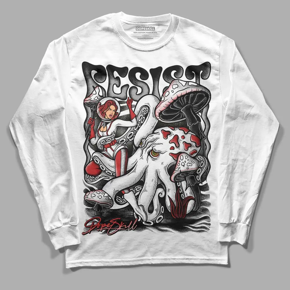 "Black/White" 1s DopeSkill Long Sleeve T-Shirt Resist Graphic sold by DopeSkill product image thumbnail 2