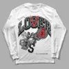 "Black/White" 1s DopeSkill Long Sleeve T-Shirt Loser Lover Graphic sold by DopeSkill