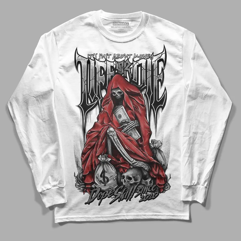 "Black/White" 1s DopeSkill Long Sleeve T-Shirt Life or Die Graphic sold by DopeSkill product image thumbnail 2
