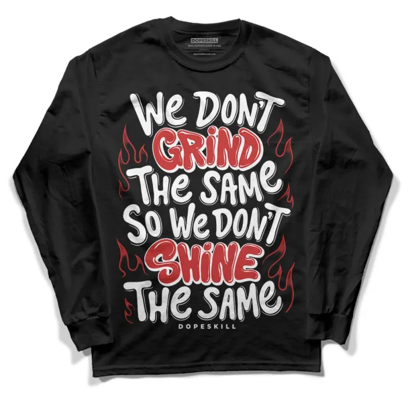 "Black/White" 1s DopeSkill Long Sleeve T-Shirt Grind Shine Graphic sold by DopeSkill