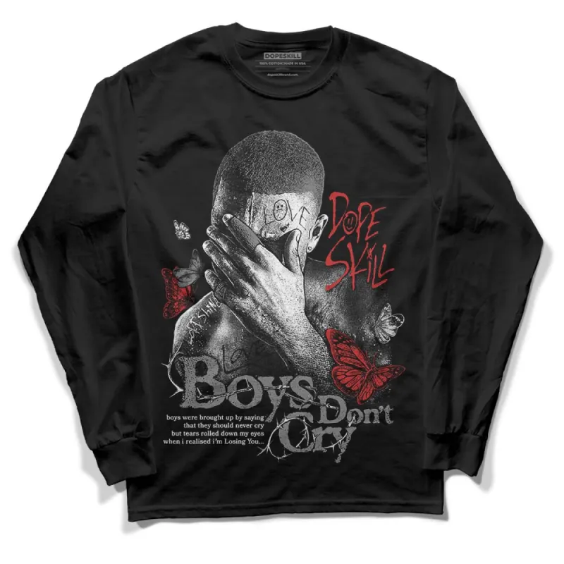 "Black/White" 1s DopeSkill Long Sleeve T-Shirt Boys Don't Cry Graphic sold by DopeSkill