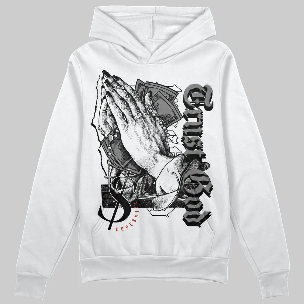 "Black/White" 1s DopeSkill Hoodie Sweatshirt Trust God Graphic sold by DopeSkill product image thumbnail 2