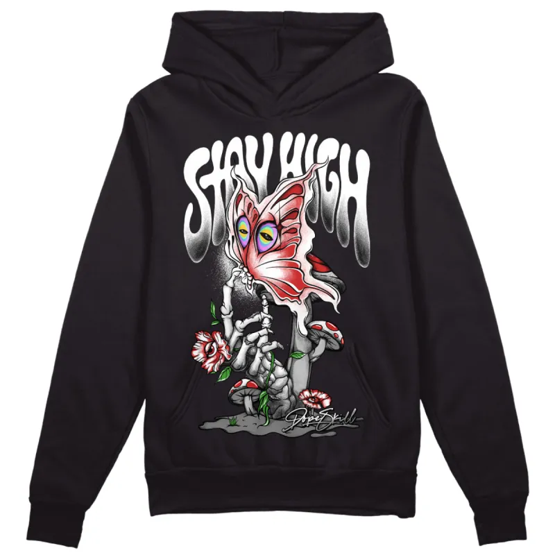 "Black/White" 1s DopeSkill Hoodie Sweatshirt Stay High Graphic sold by DopeSkill