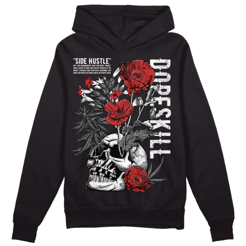 "Black/White" 1s DopeSkill Hoodie Sweatshirt Side Hustle Graphic sold by DopeSkill