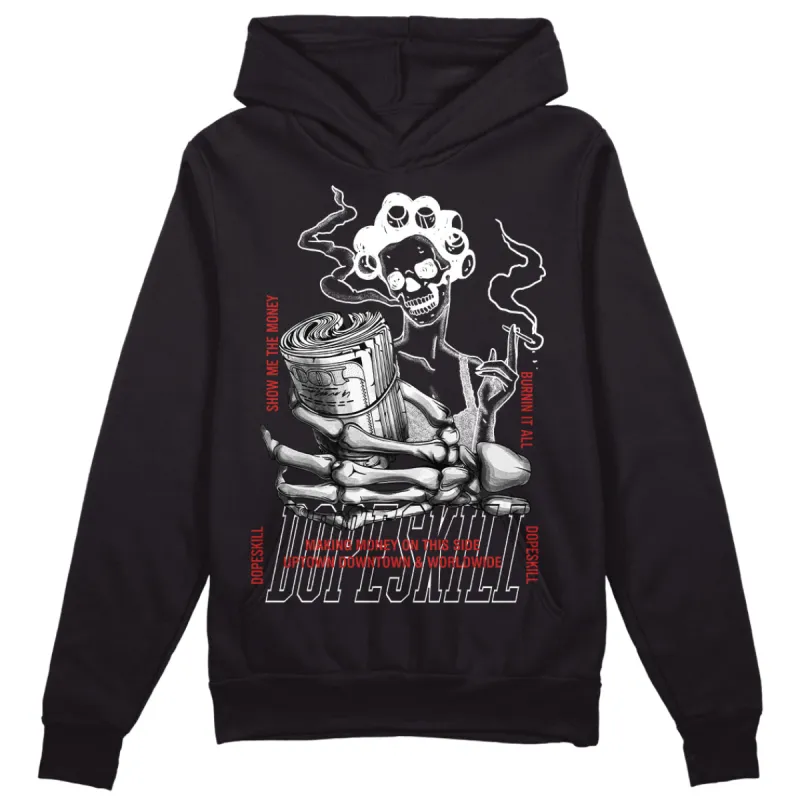 "Black/White" 1s DopeSkill Hoodie Sweatshirt Show Me The Money Graphic sold by DopeSkill