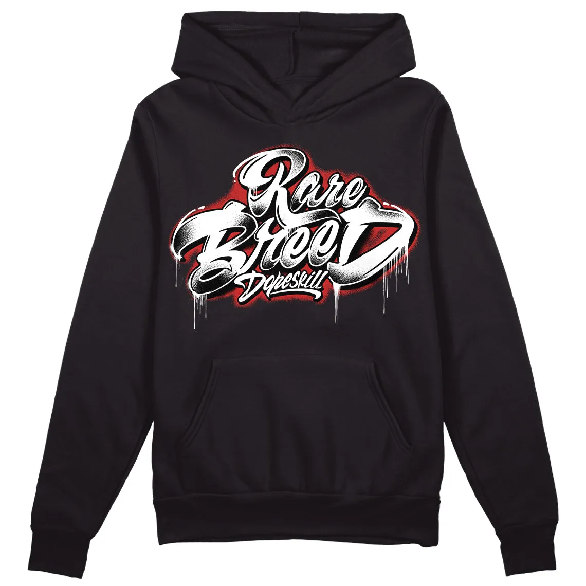 "Black/White" 1s DopeSkill Hoodie Sweatshirt Rare Breed Type Graphic sold by DopeSkill