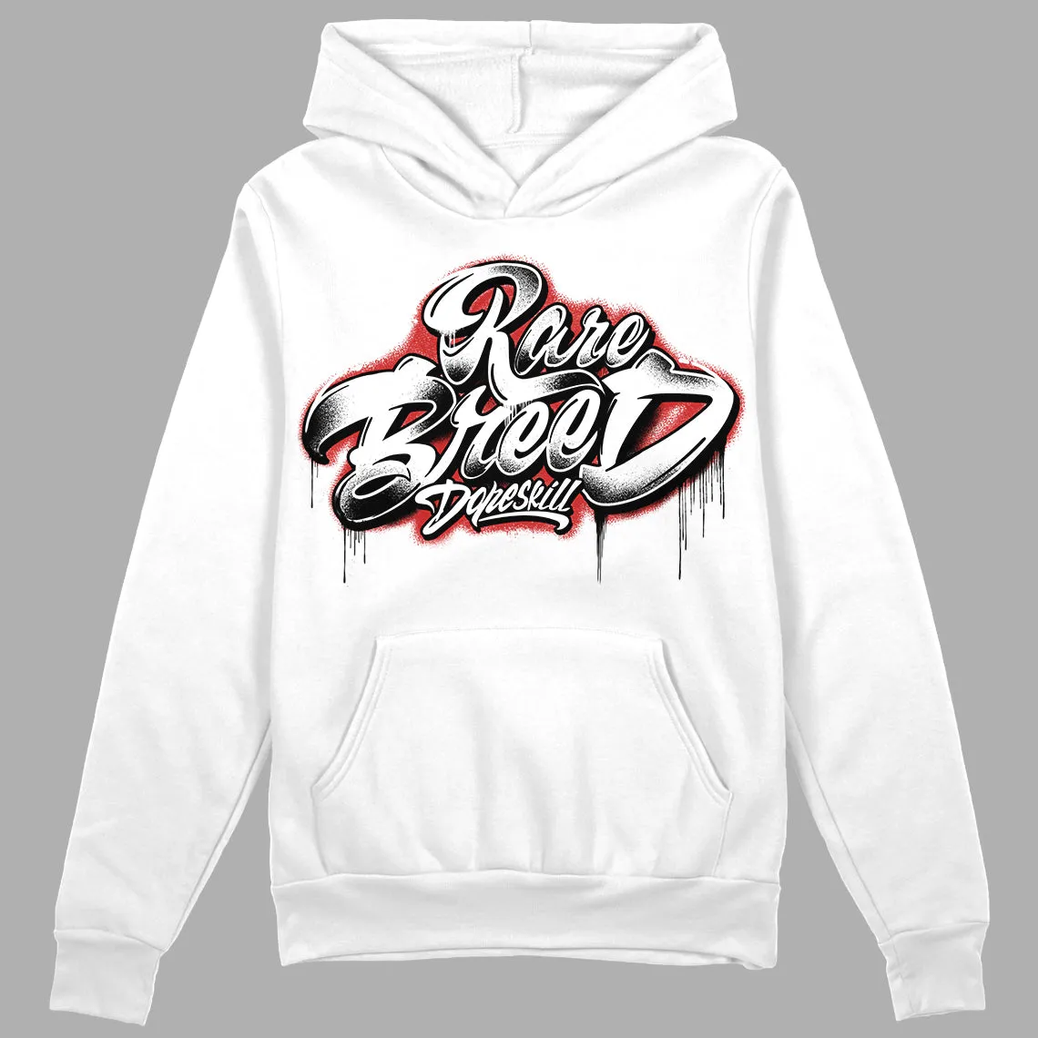 "Black/White" 1s DopeSkill Hoodie Sweatshirt Rare Breed Type Graphic sold by DopeSkill product image thumbnail 2