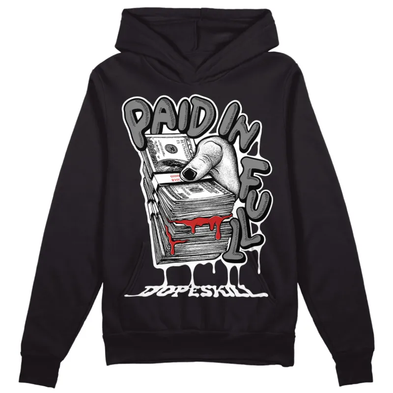 "Black/White" 1s DopeSkill Hoodie Sweatshirt Paid In Full Graphic sold by DopeSkill