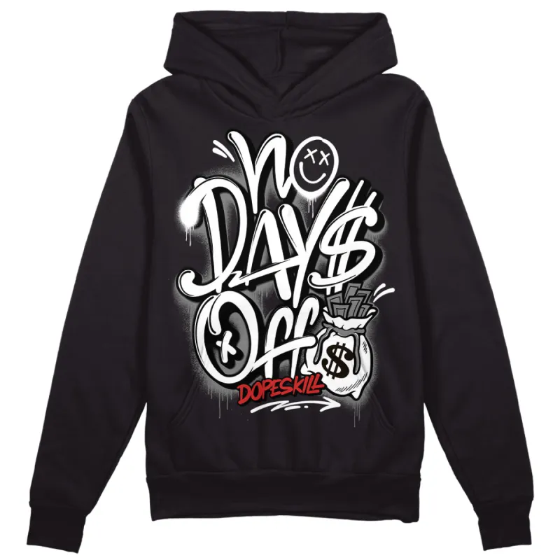 "Black/White" 1s DopeSkill Hoodie Sweatshirt No Days Off Graphic sold by DopeSkill